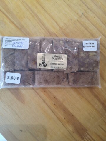 Roulés galette jambon emmental Roulés galette jambon emmental