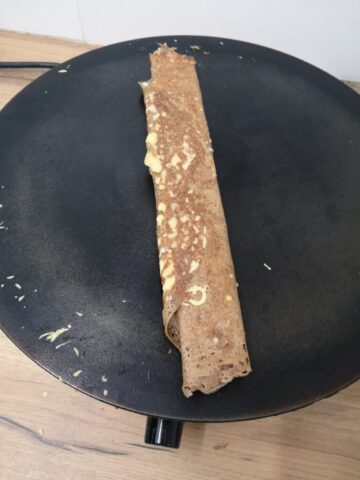 Suite préparation Roulés galette jambon emmental Suite préparation Roulés galette jambon emmental