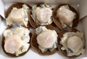 mini galettes st-jacques